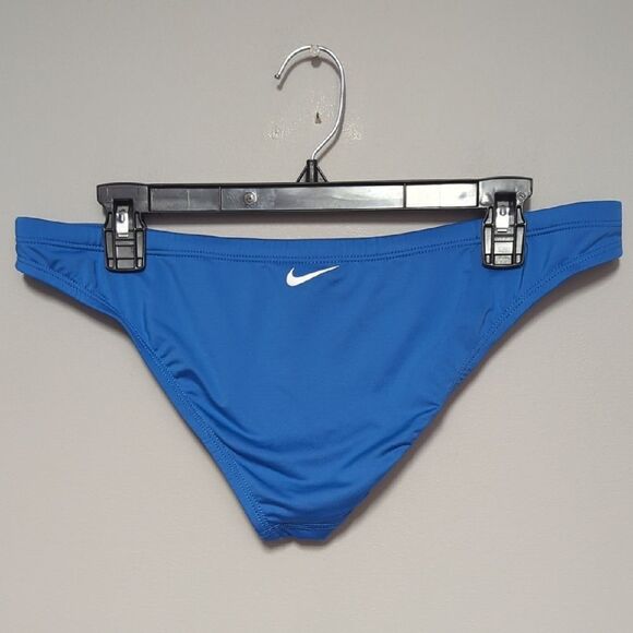 Nike Classic Blue Swim Briefs with Low-Rise Cut - Picture 2 of 4
